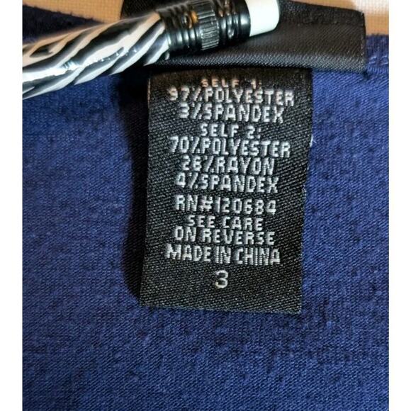 TORRID NAVY GREEN LEOPARD PRINT RAGLAN LONG SLEEVE TEE 3X - Picture 6 of 7